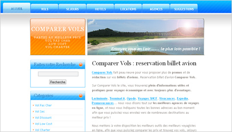 COMPARER VOLS